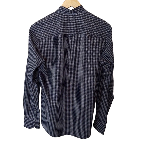 Ben Sherman Black and White Long Sleeve Button Down Shirt SZ M - Picture 8 of 14